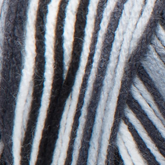 Red Heart E300.0932 Super Saver Yarn, Zebra Print