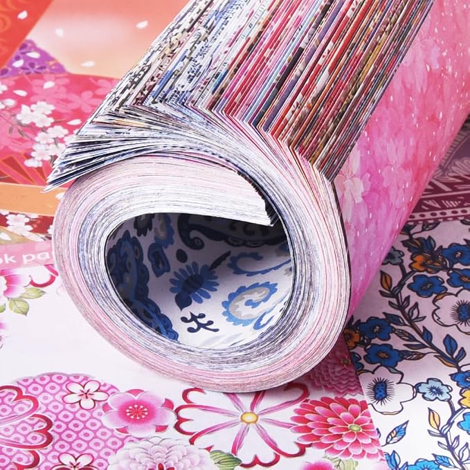 6x6" Origami Paper,100Sheets Double Sided Colored Paper,Square Craft Paper