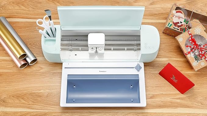 Vinyl Roll Holder with Trimmer for Cricut Maker 3 and Explore 3
