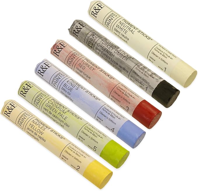 R&F Pigment Sticks Introductory Set of 6 (2810)