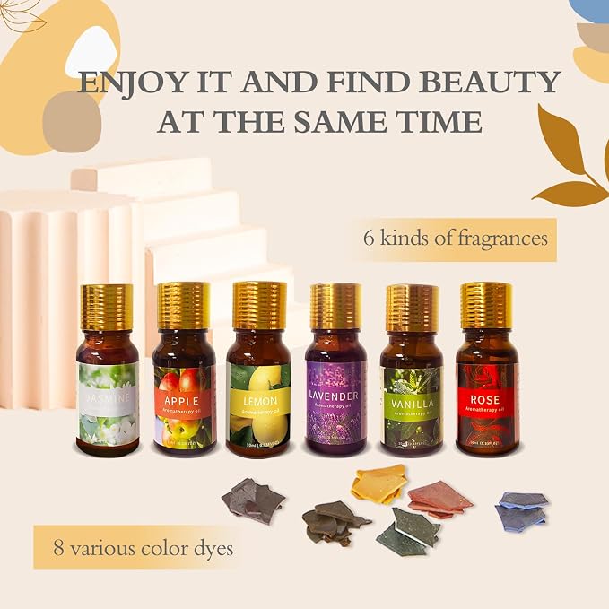 DIY Scented Candle Making Kit for Adults with Digital Wax Melting Pot