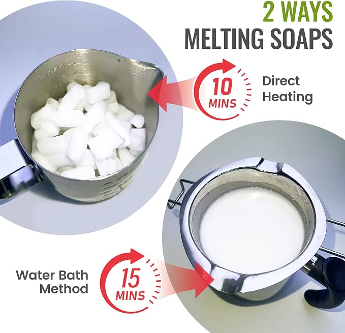 LFISGNN Soap Making Kit with Electronic Hot Plate for Adults Making Soaps