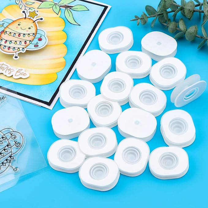 BAOFALI 60Pcs/Set 1.25" x 1.5" Mini Action Wobbles,Self-Adhesive Springs,Small Wobblers Movers for Card Making DIY Scrapbooking Arts Projects Handmade Crafts Scrapbooking Embellishments