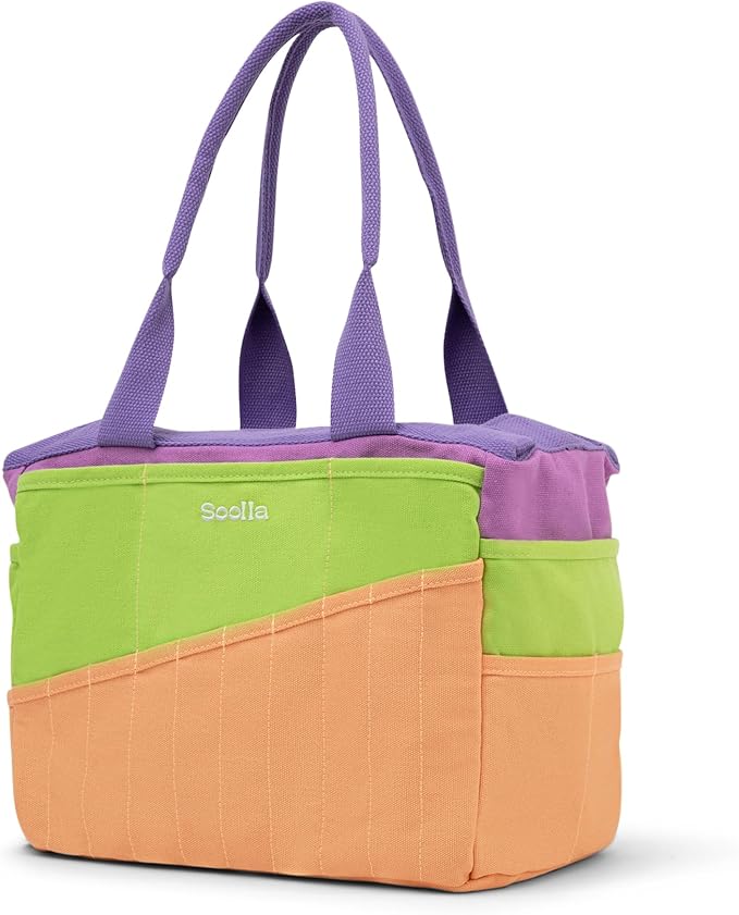 Soolla Studio Bag: Art Supply Storage Organizer & Pottery Tool Bag, Washable Tote, Yarn Bag, Crochet, 30 Pockets, 15+ Colors