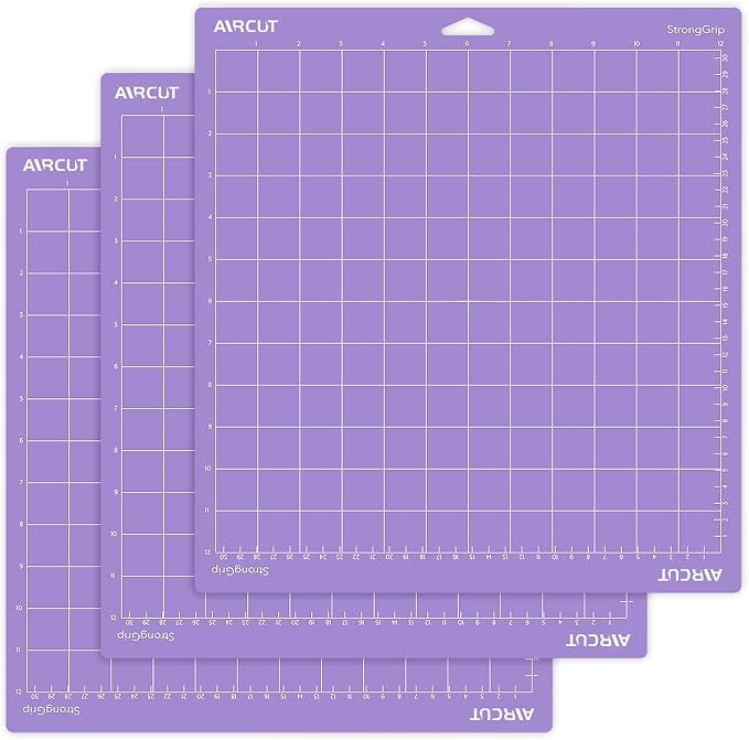 AIRCUT Cutting Mat for Cricut Maker and Explore Series, Purple Grip Mat