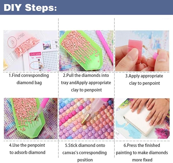Benjenes Ocean Diamond Art Kits for Adults, Diamond Painting Kits