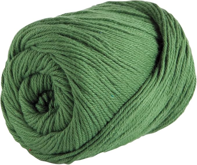 Knit Picks Dishie Green Worsted Weight 100% Cotton Yarn for Crocheting