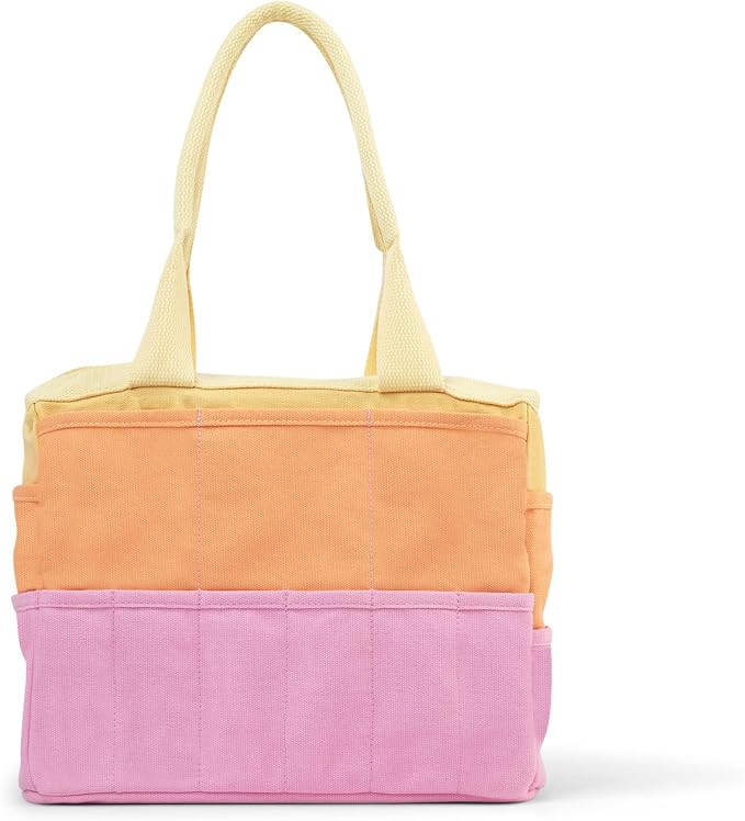 Soolla Studio Bag: Art Supply Storage Organizer & Pottery Tool Bag, Washable Tote, Yarn Bag, Crochet, 30 Pockets, 15+ Colors
