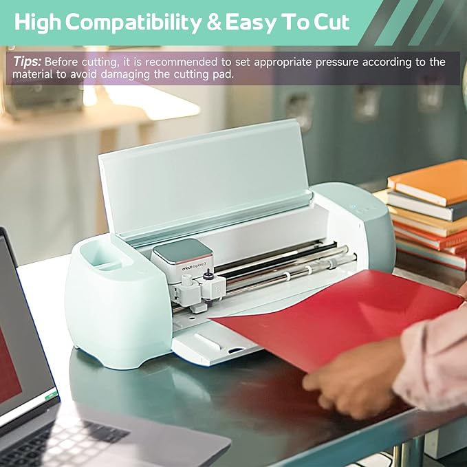 GO2CRAFT Accessories Bundle for Cricut Makers and All Explore Air | 21Pcs Perfect Draw Then Cut Tools, Deep Cut Housing, Replacement Cutting Blades, 12 Colors Dual Tip Pens, Pens Adapters
