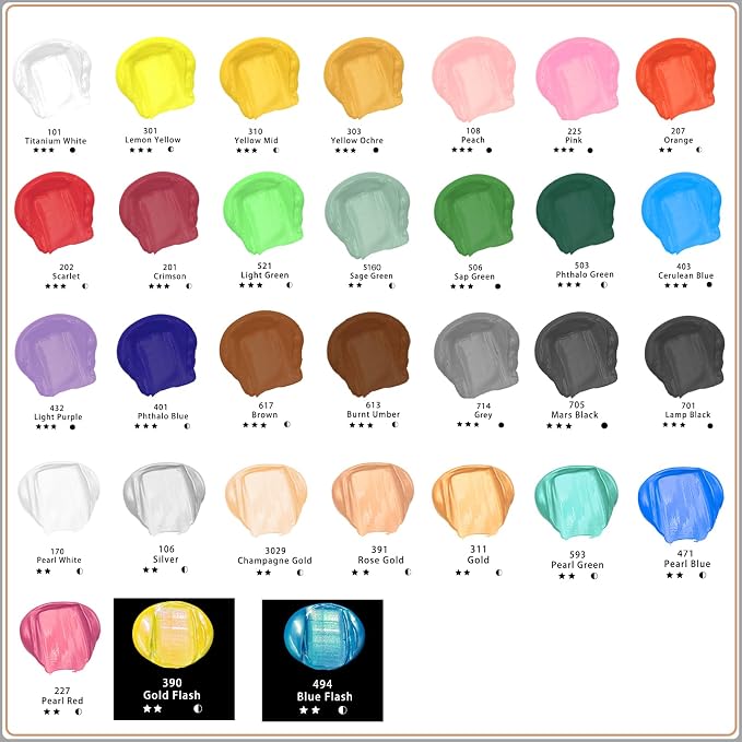 Artecho Brown Acrylic Paint 120ml /4.05oz /4.05oz Tube | Semi Glossy Finish, High Pigment Rich Color Craft Paint for Canvas, Rocks, Wood, Fabric, Ceramic, Non-Toxic