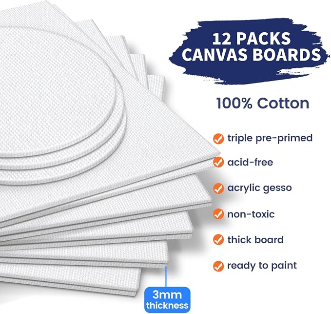 86-Piece Acrylic Painting Kit with Tabletop Easel, 48 Colors Acrylic Paint Set, Paint Brush Set & Case, Brush Basin & Art Apron, Complete Art Supplies Painting Set for Adults, Artists, Beginners