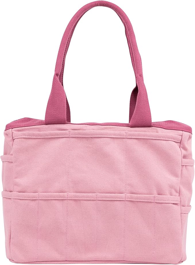 Soolla Studio Bag: Art Supply Storage Organizer & Pottery Tool Bag, Washable Tote, Yarn Bag, Crochet, 30 Pockets, 15+ Colors