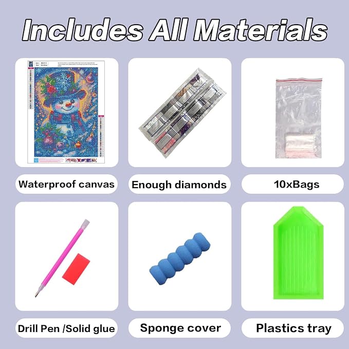 HHMATITS Christmas Diamond Art Kits for Adults 12x16inch