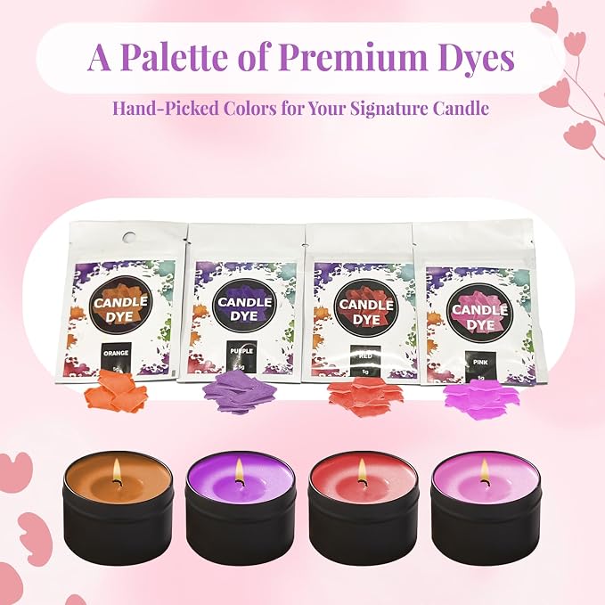 2-in-1 Soy & Jelly Wax DIY Candle Making Kit for Beginners & Adults