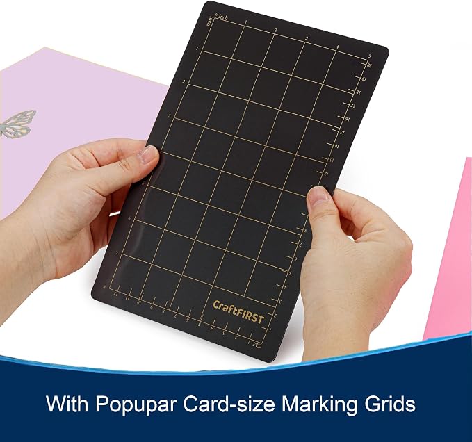 6 x 9 Magnetic Shim with Popular Card Size Grids Die Cutting Accessaries 2 Shims