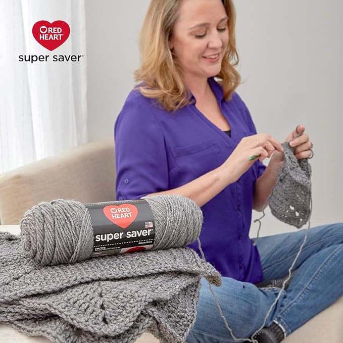 RED Heart Super Saver Jumbo Yarn, Macaw