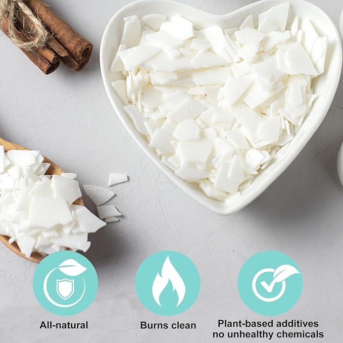 Soy Wax Candle Making Kit Supplies With Wax Melter, Natural Candle Wax For Candle Making, DIY Art&Crafts Kit for Adults,Beginner, Including 5lbs Soy Wax Flakes, Electric Stove,Candle Wick,Melting Pot