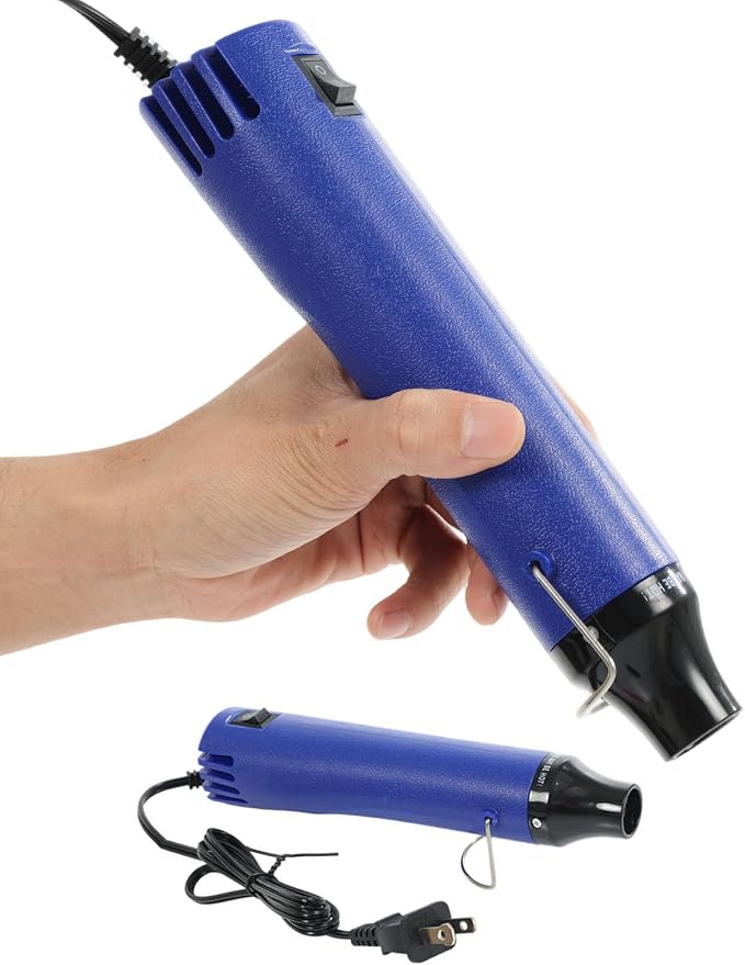Heat Gun 300w, Handed Hot Air Gun for Crafting and DIY (Blue)