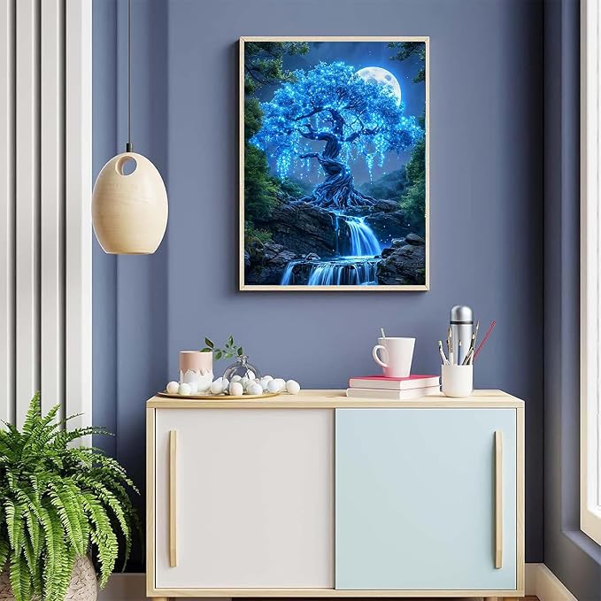 ijbnhd Tree of Life Diamond Art Kits for Adults 12x16 inch