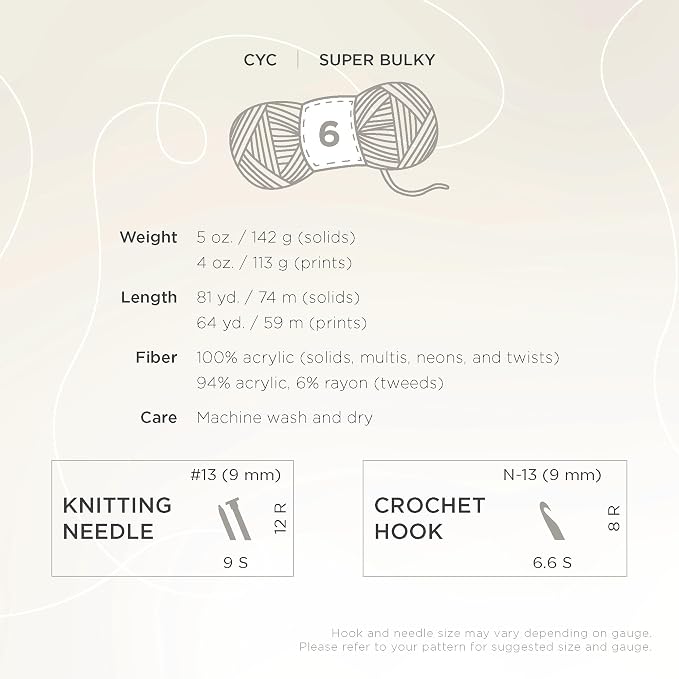 Lion Brand Yarn Hometown Yarn, Super-Bulky Yarn for Knitting, Crocheting, and Crafting, 1 Pack, Louisville Julep | Super Bulky Acrylic Fiber for Warm Crochet Blankets, Knit Winter Hats, Chunky Cardigans, Soft Scarves, Weaving