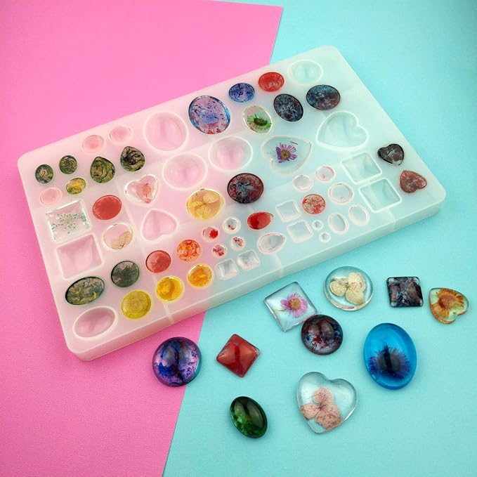 yuntop Jewelry Casting Molds,Gem Jewelry Silicone Casting Mold