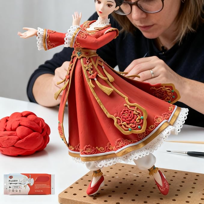 Air Dry Clay Lightweight, Flexible Modeling Clay for Adults Arts and Crafts