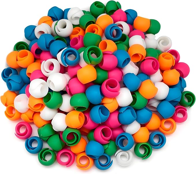 100pcs Upgraded Thread Holder/Spool Huggers Compatible with Larger spools- Keep Thread Spool Neat&Organized for Sewing and Embroidery Machine Thread Spools No Loose Ends