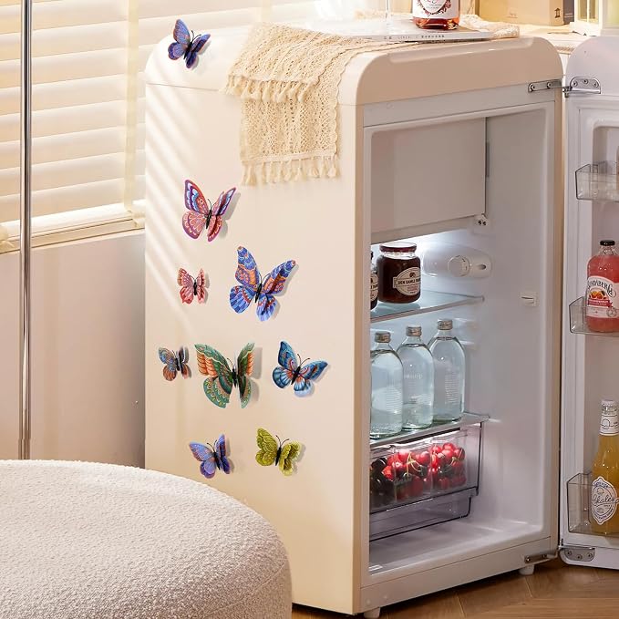 SAOROPEB 3D Butterfly Wall Decor, 24 Pcs Landscape Butterfly Decorations