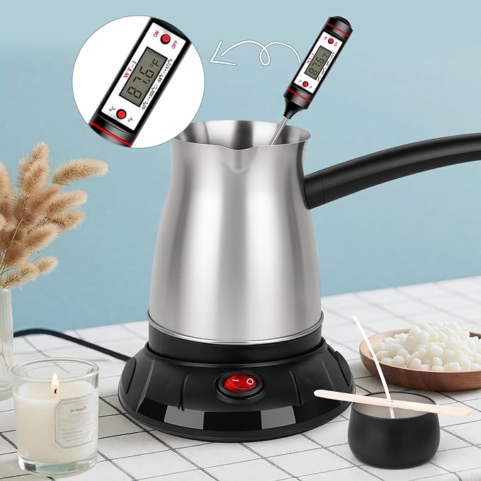 Aottom Wax Melter for Candle Making - Stainless Steel Candle Wax Melter Pot