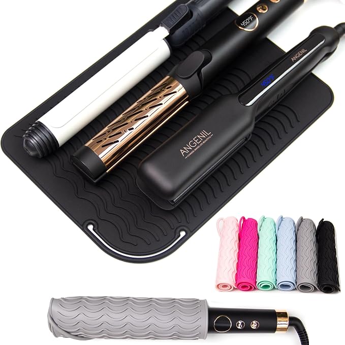 ANGENIL Pro Large Silicone Heat Resistant Mat Pad for Hot Hair Tools