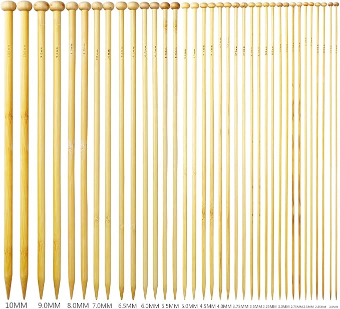 Professional Knitting Tools Pack, Included 36 Pcs Knitting Needles and Accessories and Portable Case, Durable and Beautiful Knitting DIY Kit for Any Project