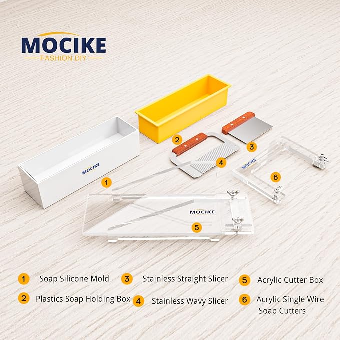 Premium Acrylic Soap molds Making Kit - Craft Exquisite DIY Soaps with Precision