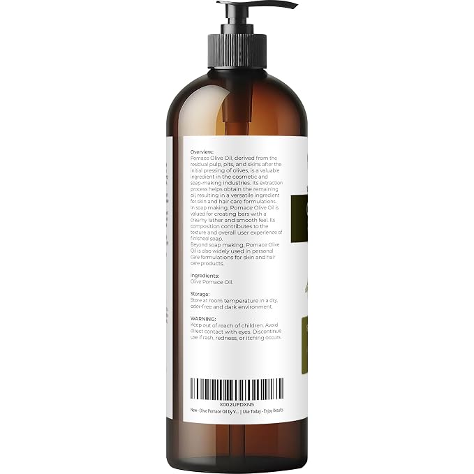 velona Olive Pomace Oil - 16 fl oz, Solvent Extracted, Refined, with Pump