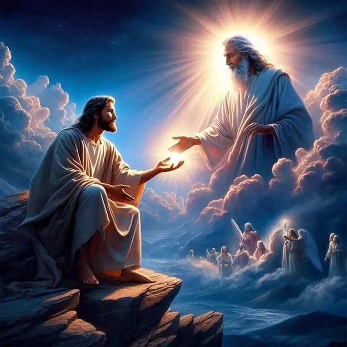 CHWGLFGG 5D Jesus Diamond Art Kits for Adults Beginners 12x16inch | Inspiring Faith Diamond Painting Kit, DIY Full Round Drill Paint by Diamonds Dot Gem Art for Adult, Home Wall Decor