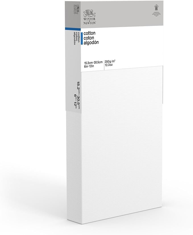 Winsor & Newton Classic Cotton Canvas, 6" x 12" Deep Edge