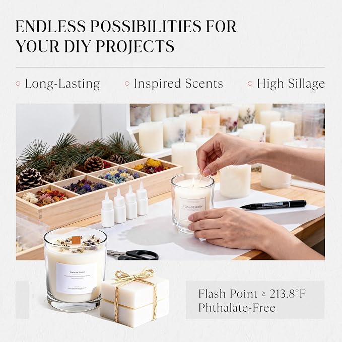 HIQILI Discovery Fragrance Oil Gift Set for Diffuser & DIY Crafting