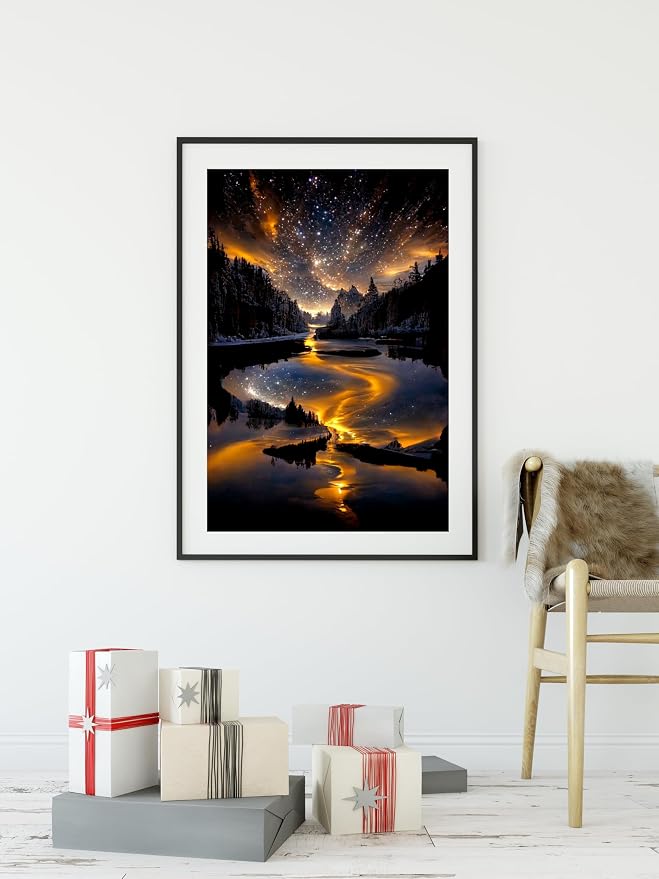 5DDIYART 12 Pack Landscape Diamond Painting Kits for Adults | Moon 5D Diamond Art for Adult Beginners,Bulk DIY Full Drill Round Gem Paintings Dot Art Sets,Home Wall Decor 9.8x13.8 Inch