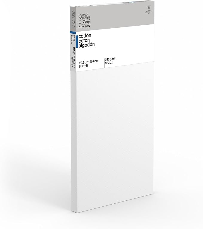 Winsor & Newton Classic Cotton Canvas, 8" x 16",White