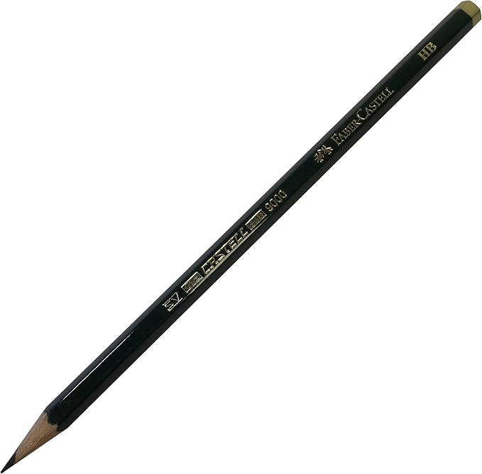 Faber-Castell 9000 Graphite Sketch Pencil Art Set (8B - 2H) with Kneaded Art Eraser, Large Dust Free Eraser and Sharpener