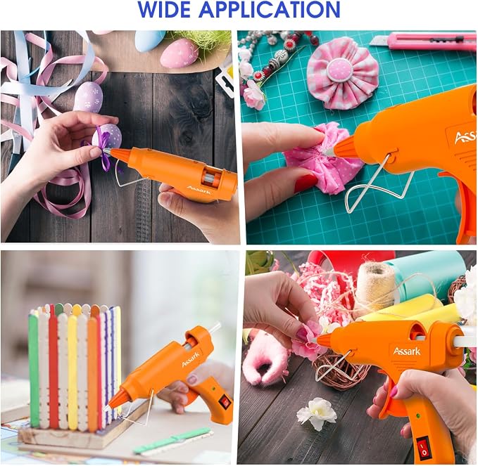 Assark 30W Mini Hot Glue Gun Kit with 30 Glue Sticks