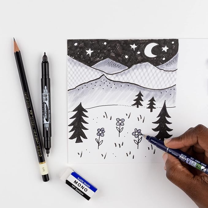 Tombow 56303 Drawing Set 6-Pack. Products for doodles and illustrations
