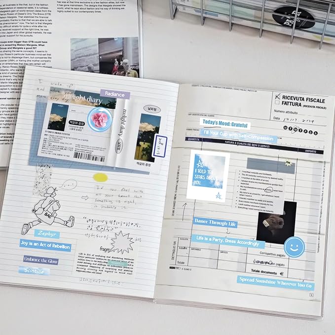 Bomichi Quote Stickers for Journaling, 48 Sheets 2800Pcs+ Word Motivational Inspirational Small Talk Stickers for Scrapbook Junk Journal Bullet Journal DIY Craft Card Making