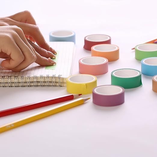 Mr. Pen- Washi Tape Set, 10 Rolls, 5.5 Yards/Roll | Washi Tape for Scrapbook Arts, Crafts, Journals and Planners, Four Seasons