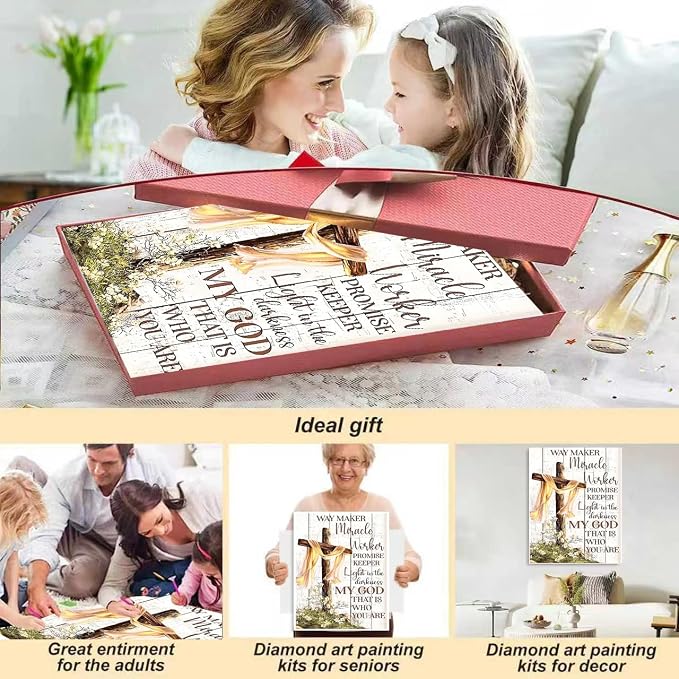 askkqtx Religious Paint by Numbers Kit for Adults Unframed 16x20 Inch