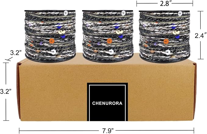 Artisanal Yarn Collection Multifiber Fancy Yarn with Colorful Sequins for Knitting Crocheting Crafts DIY, Set of 3 Rolls (Charcoal with Sequins)