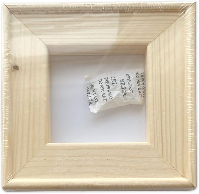 LWR CRAFTS Stretched Canvas 6" X 6" Pack of 6 (Frame)