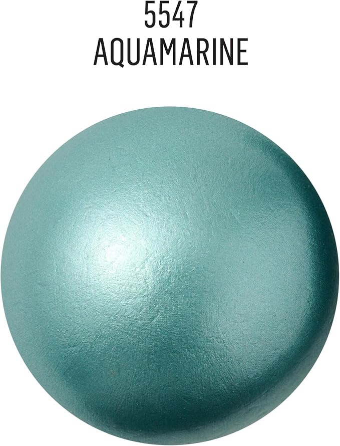 FolkArt Treasure Gold Brilliant Metallic Paint, 4 oz, Aquamarine