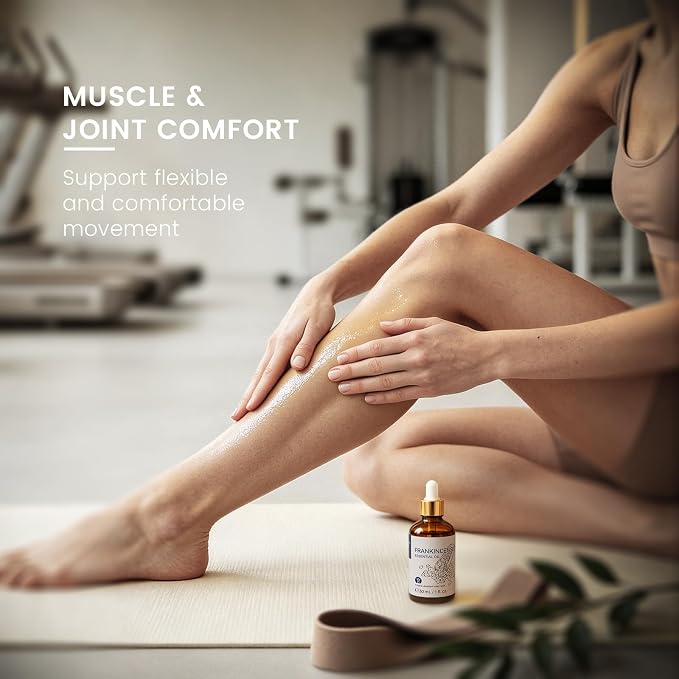 HIQILI Frankincense Essential Oil for Skin, Relax & Diffuser
