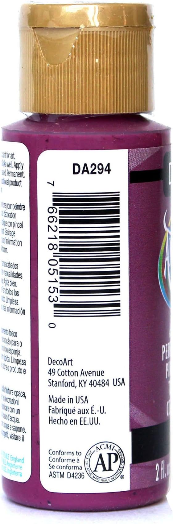 DecoArt Americana Acrylic Paint, 2-Ounce, Mulberry