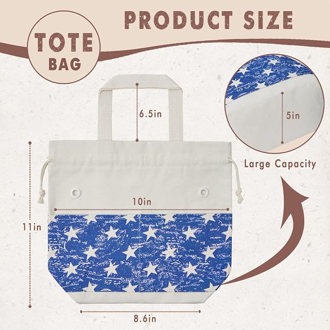 TOGETRUE Yarn Bag, Knitting Crochet Tote Bag, Yarn Storage Bags Organizer, Crochet Bags for Crocheting Project, Store Skein Ball, Short Knitting Needle (Blue)